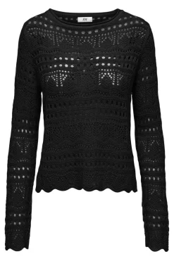 Hot JDY sun Lay L/S Boatneck Pullov. Knt 4453000 Black