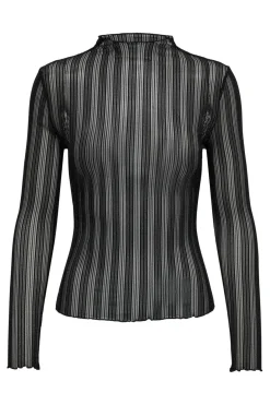 Discount JDY vivy L/S Lurex Top 4356525 Black Black Lurex