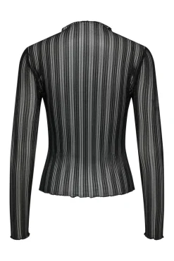 Discount JDY vivy L/S Lurex Top 4356525 Black Black Lurex