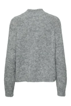 Best JDY zoey Life L/S Hn Raglan Pul Knt 4506112 Light Grey Melange