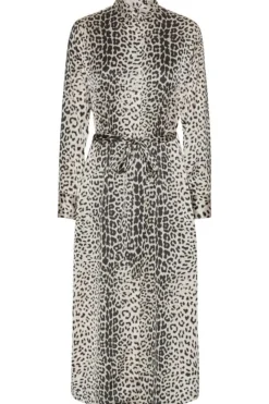 Online Karmamia Jean Dress 2123 Nude Leopard