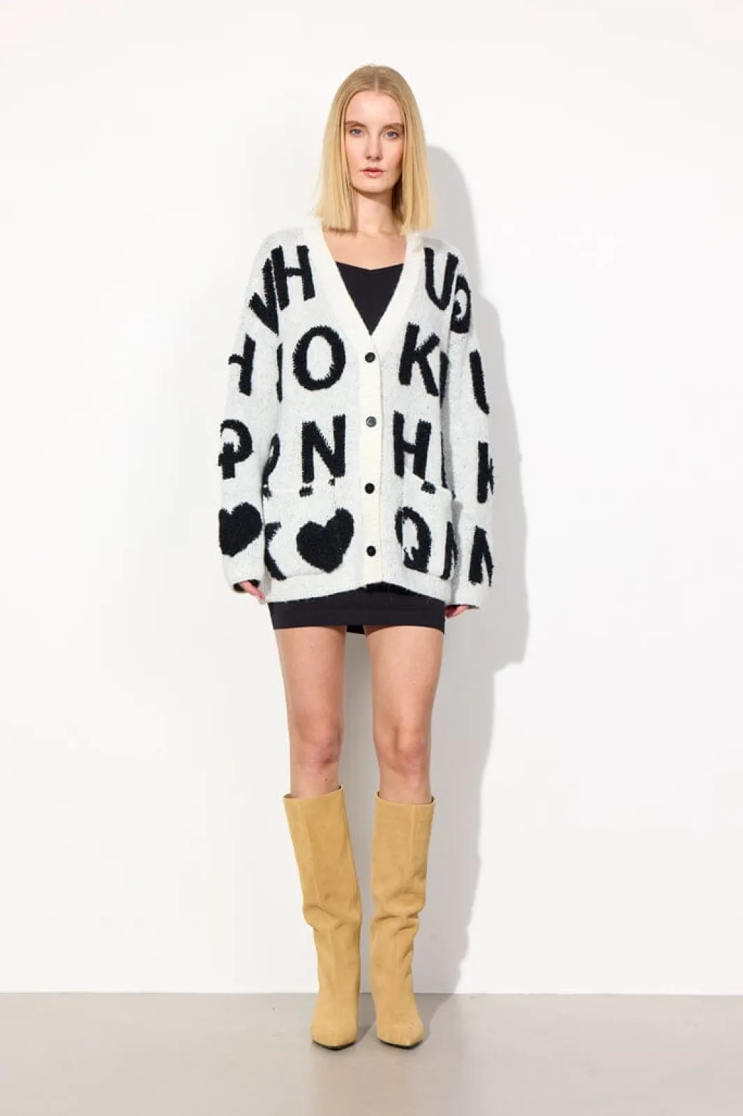 Discount Hunkøn Jenny Knit Cardigan 25681 White