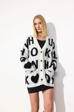 Discount Hunkøn Jenny Knit Cardigan 25681 White