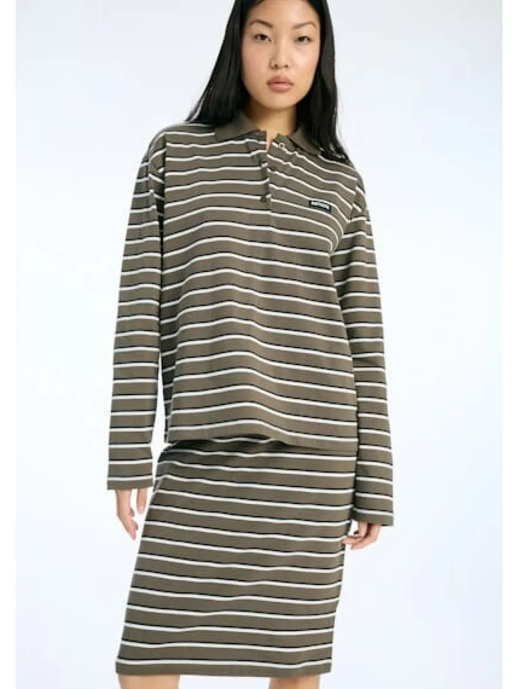 Best Rotate Jersey Midi Skirt1154742476 2476tarmac Comb.