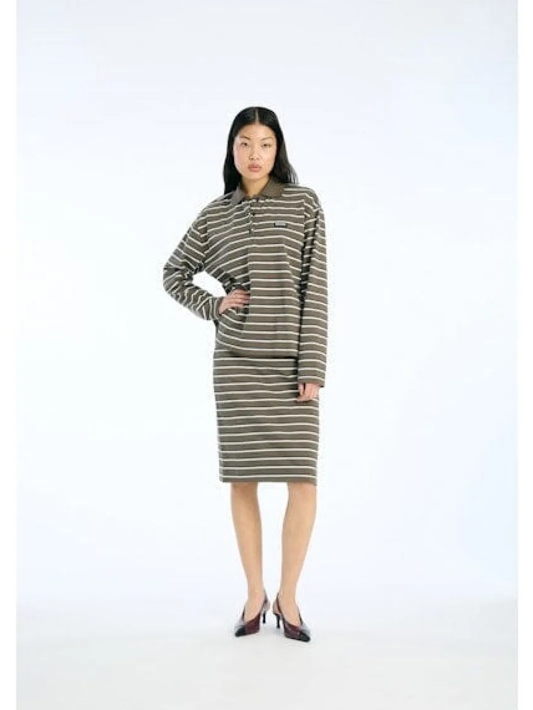 Best Rotate Jersey Midi Skirt1154742476 2476tarmac Comb.