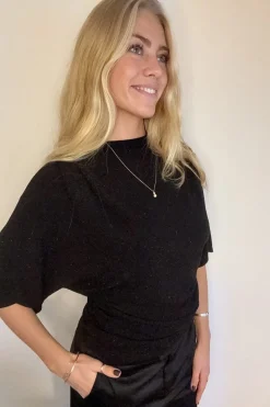 Sale Continue Jessie Blouse 15097 Black Lurex