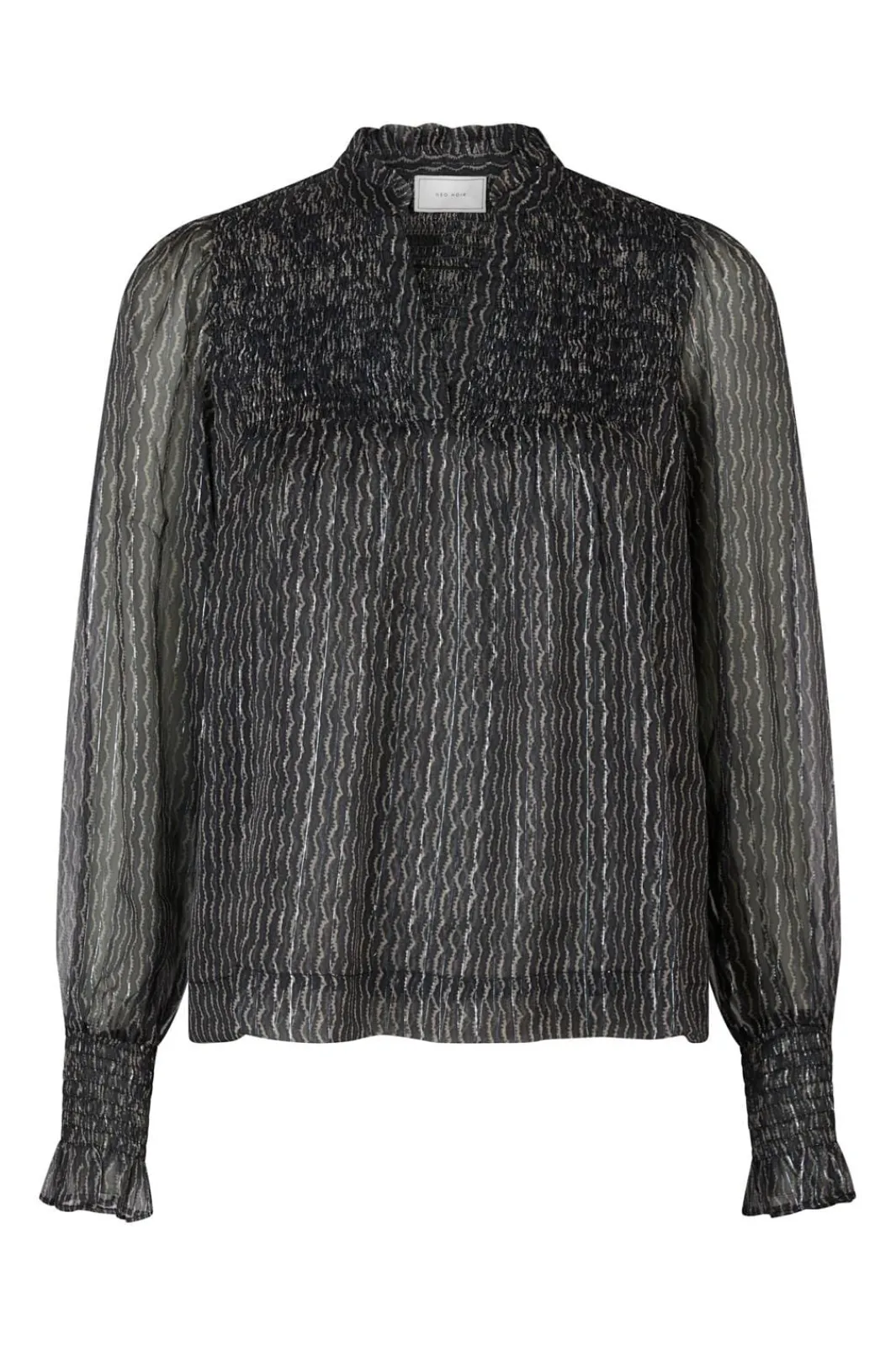 Outlet Neo Noir Jilliana Print Blouse 163869 Navy