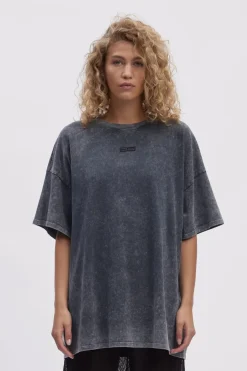 Discount Gestuz Jiogz Oversize Tee 106053 Dark Grey Washed