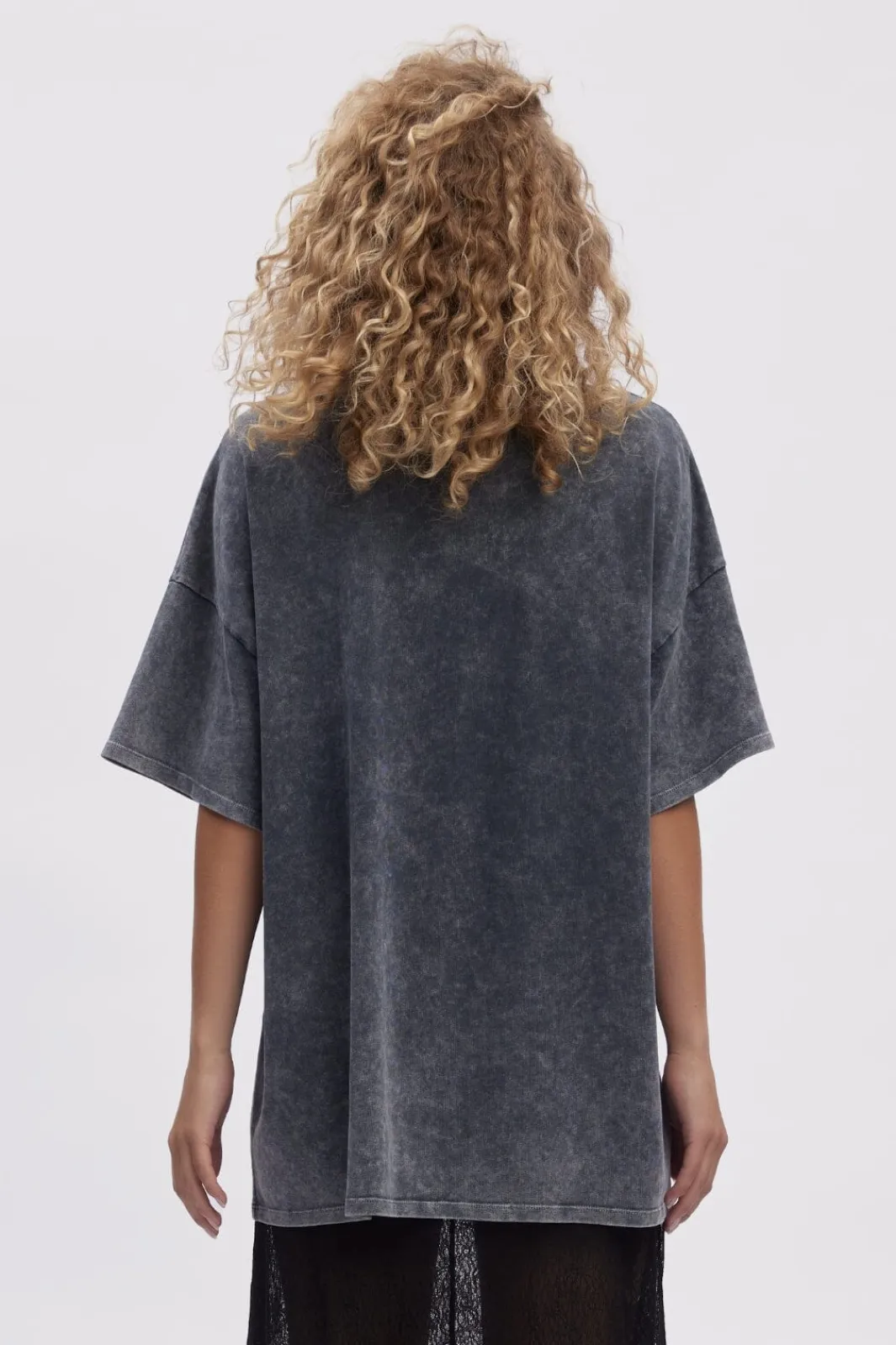 Discount Gestuz Jiogz Oversize Tee 106053 Dark Grey Washed