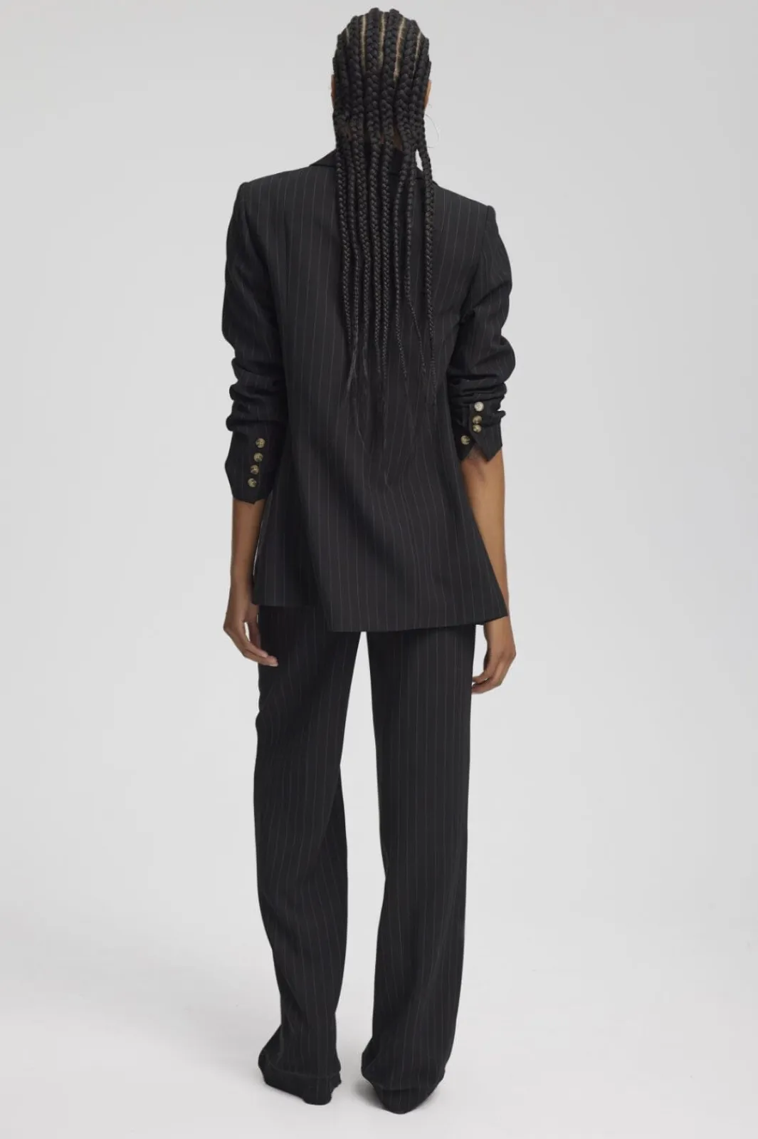 Sale Gestuz JoelleGZ pinstripe blazer NOOS black pinstripe