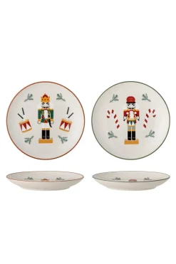 Sale Bloomingville Jolly Tallerken, Rød, Stentøj 82058611 Red
