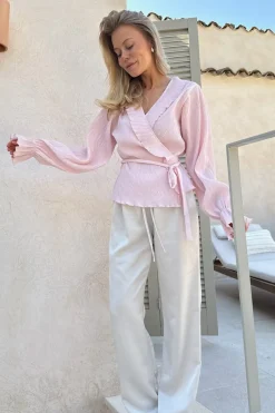 Sale BYIC Josefineic Wrap Shirt A23974 Light Pink