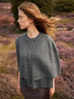 Best Neo Noir Josei Double Knit Cape 165798 130