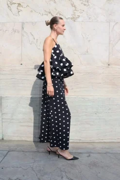 Best Cras Joselle Skirt CE1041 8144 Black Polka