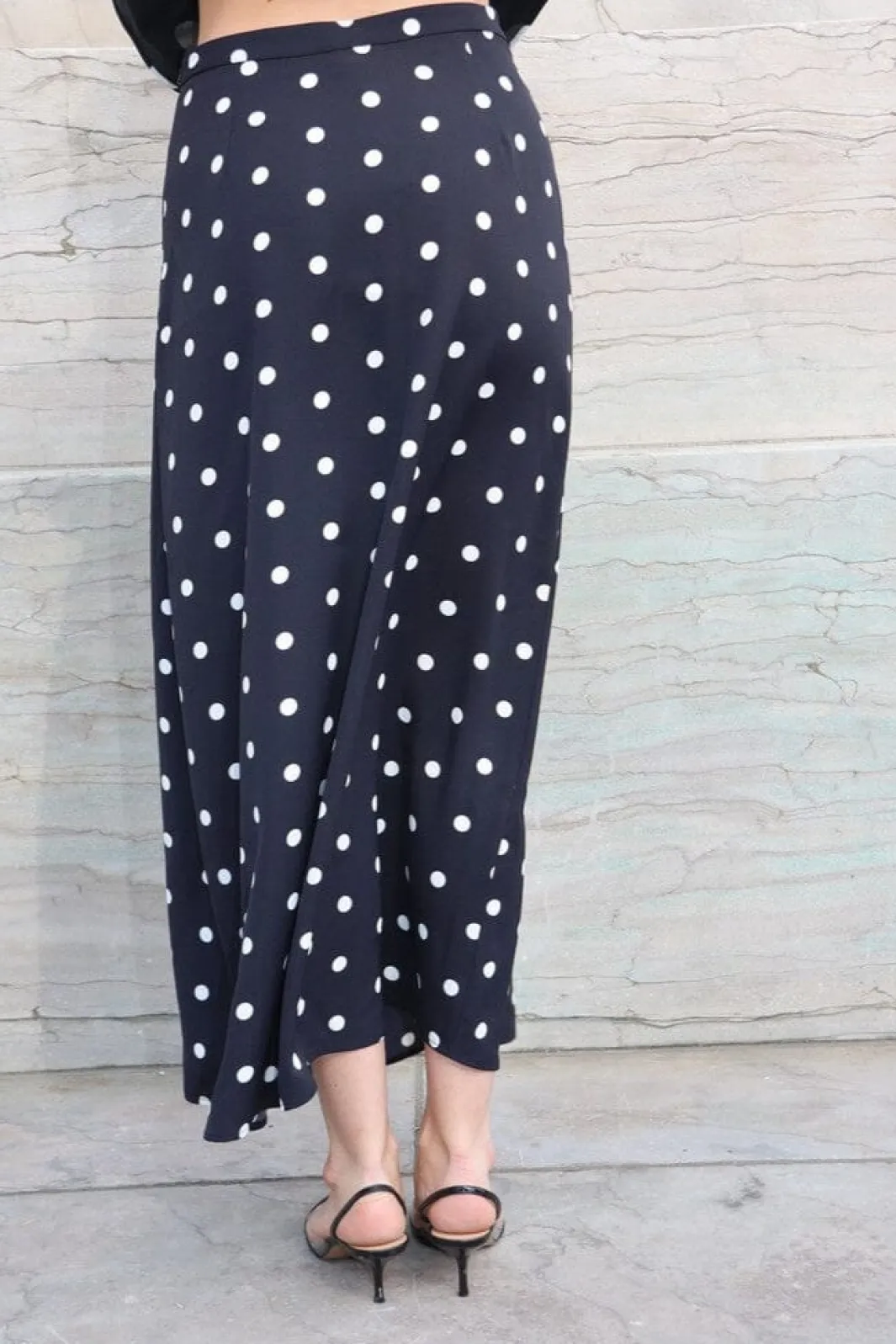 Best Cras Joselle Skirt CE1041 8144 Black Polka