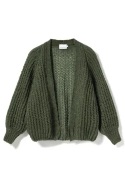 Outlet Noella Joseph Cardigan Solid 010 Army Green