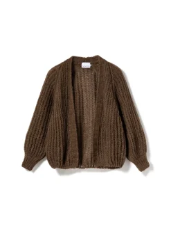 Best Noella Joseph Knit Cardigan 1286 Chocolate Melange
