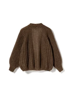 Best Noella Joseph Knit Cardigan 1286 Chocolate Melange