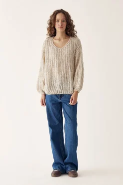 Discount Noella Joseph Knit Sweater 023 Beige