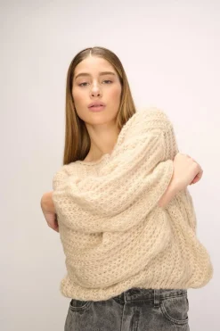 Discount Noella Joseph Knit Sweater 023 Beige