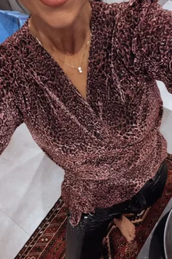 Valentin Studio Josie Wrap Leo Glimmer pink
