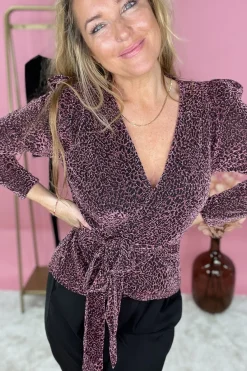 Valentin Studio Josie Wrap Leo Glimmer pink