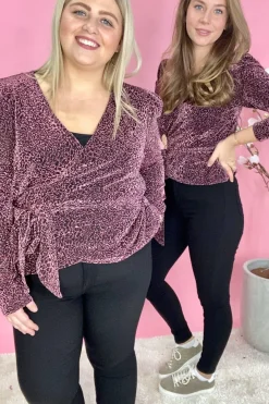 Valentin Studio Josie Wrap Leo Glimmer pink