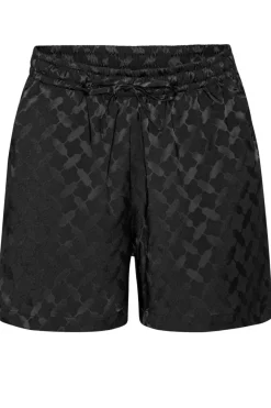 Karmamia Jude Shorts Black Keffiyeh Jacquard