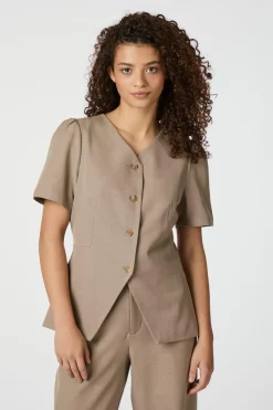 Hot Neo Noir Jules Structure Blouse 165065 811