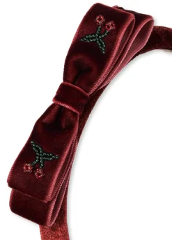 Best Konges Sløjd Juliette Bow Hairbrace Ks104541 Rio Red