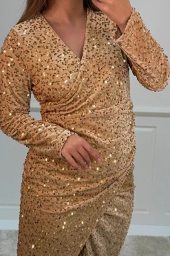 Outlet A-bee Julitta dress Gold