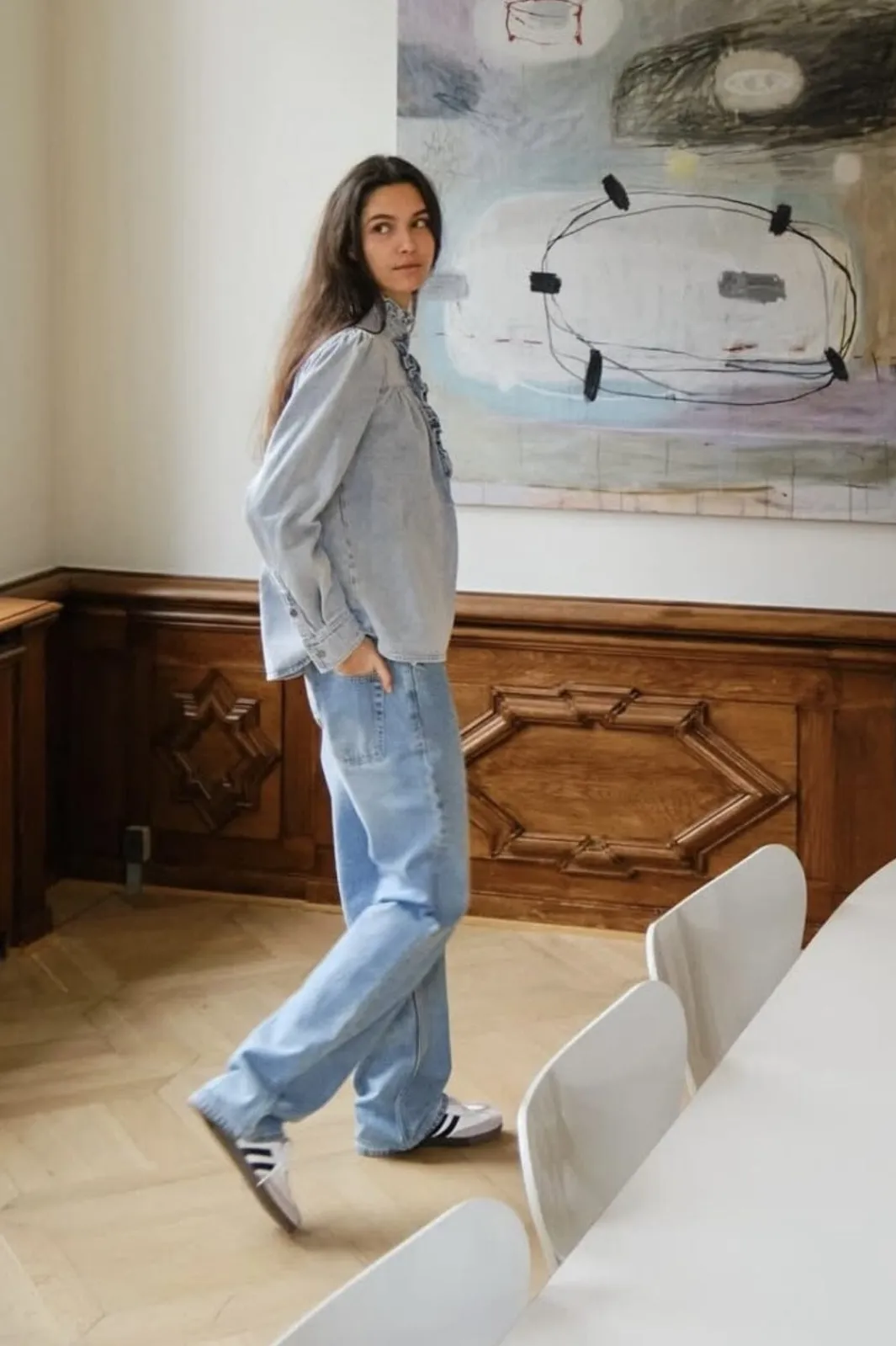 Outlet Neo Noir Justine Denim Shirt 161903 145