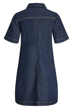 Clearance Jjxx Jxamara A Shape Ss Dress R300 Ln 4875331 Dark Blue Denim