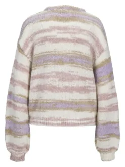 Discount Jjxx Jxamelia Crew Neck Knit 4862529 Fog /Multi Color