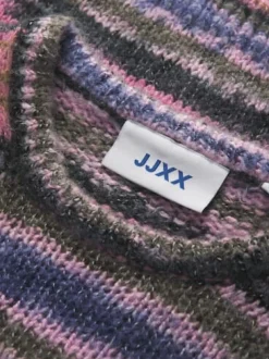 Clearance Jjxx Jxamelia Crew Neck Knit 4841933 Barberry /Multi Color
