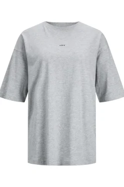Clearance Jjxx Jxandrea Loose Ss Logo Tee 4229245 Light Grey Melange Black Jjxx Logo