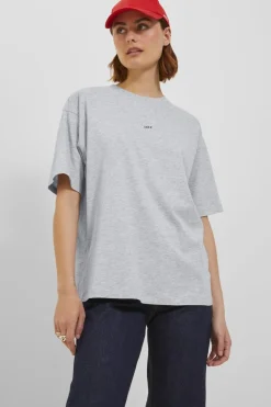 Clearance Jjxx Jxandrea Loose Ss Logo Tee 4229245 Light Grey Melange Black Jjxx Logo