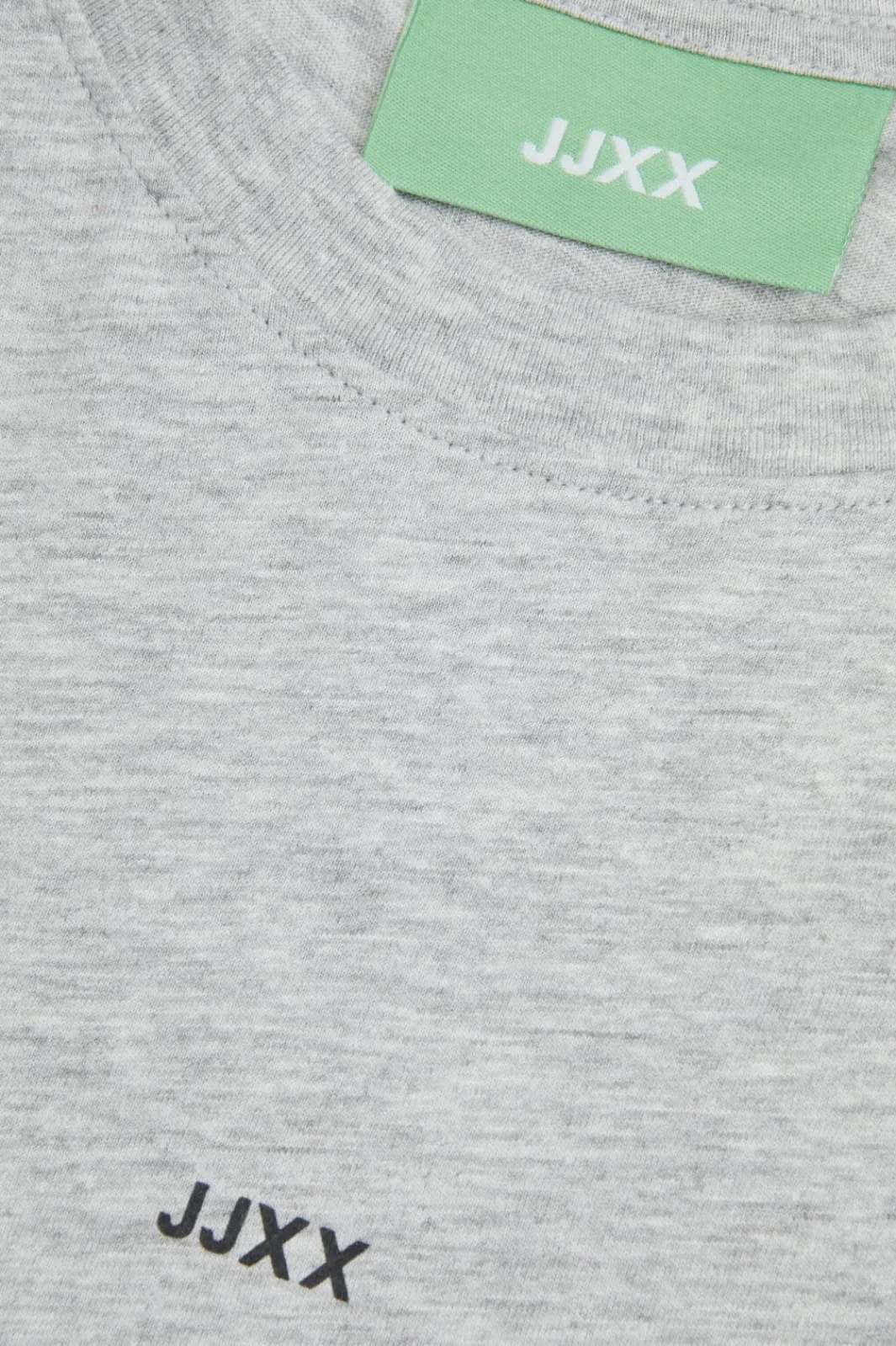 Clearance Jjxx Jxandrea Loose Ss Logo Tee 4229245 Light Grey Melange Black Jjxx Logo