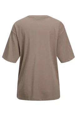 Best Jjxx Jxandrea Loose Ss Logo Tee 3861159 Brindle White Logo