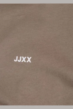 Best Jjxx Jxandrea Loose Ss Logo Tee 3861159 Brindle White Logo