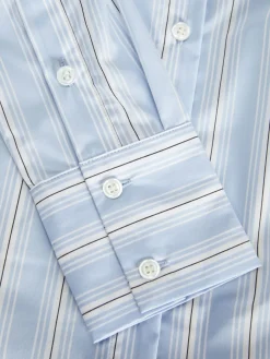 Outlet Jjxx Jxava Poplin Ls O-Size Pock Shirt Ln 4652390 Cashmere Blue Striped