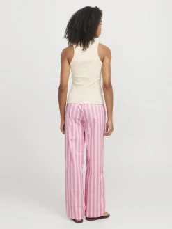 Sale Jjxx Jxava Poplin Pant Ln 4651992 Morning Glory Striped