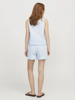 New Jjxx Jxava Poplin Shorts 4651927 Cashmere Blue Striped