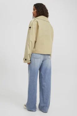 New Jjxx Jxcarlie Short Trenchcoat Sn 4382619 Twill