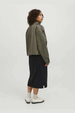Hot Jjxx Jxcarlie Short Trenchcoat Sn 4395387 Dusty Olive