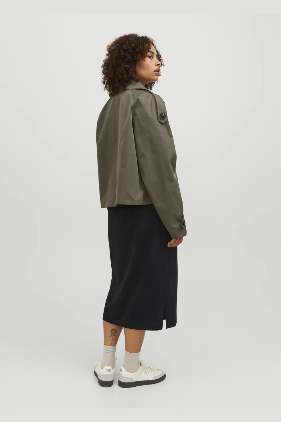 Hot Jjxx Jxcarlie Short Trenchcoat Sn 4395387 Dusty Olive
