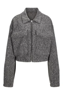 Hot Jjxx Jxcarol Curly Jacket 4687511 Grey Melange