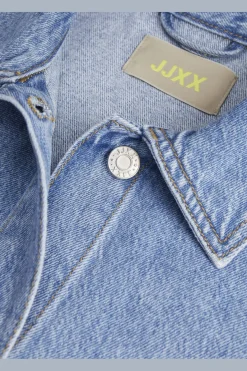 Sale Jjxx Jxela Worker Denim Jacket 4707024 Light Blue Denim