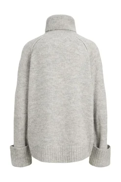 Online Jjxx Jxellinora Raglan Roll Neck Knit Ln 4815075 Light Grey Melange