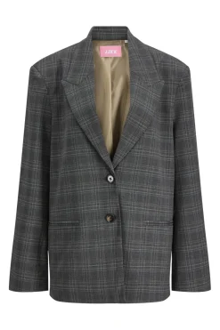 Jjxx Jxellis Boyfriend Blazer Tlr 4781428 Dark Grey Melange Check
